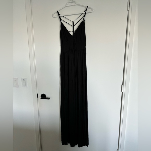 Black floor length dress from Silence + Noise sold at Urban Outfitters. - Picture 2 of 4